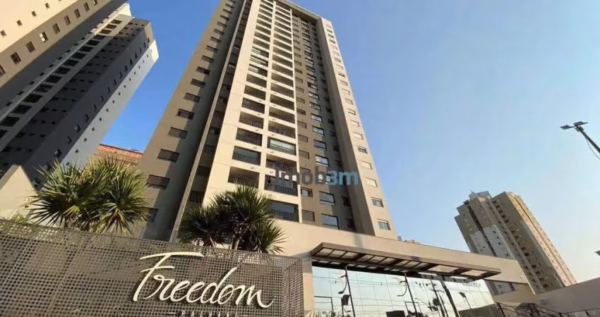 Apartamento com 1 dormitório para alugar, 45 m² por r$ 3.000/mês - gleba palhano - londrina/pr