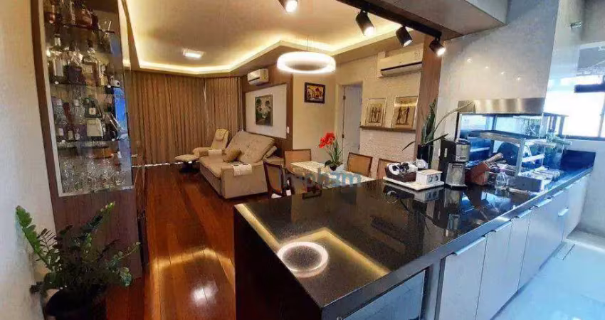 Apartamento com 3 dormitórios à venda, 134 m² por r$ 590.000,00 - centro - rolândia/pr