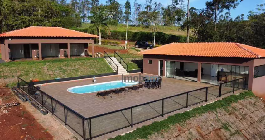 Chácara com 3 dormitórios à venda, 2500 m² por r$ 700.000,00 - centro - alvorada do sul/pr
