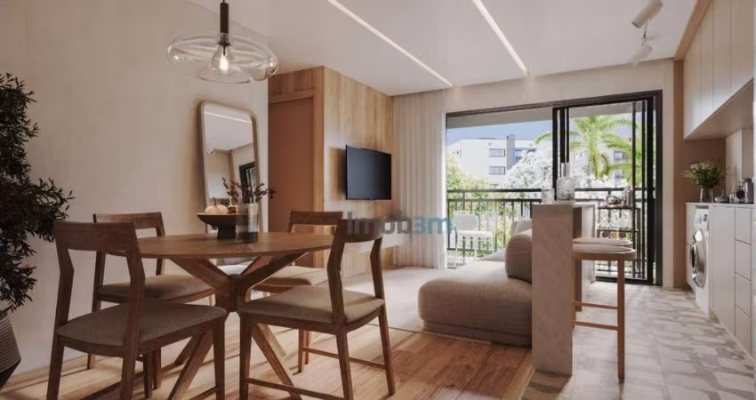 Apartamento com 2 dormitórios à venda, 44 m² por r$ 245.000,00 - heimtal - londrina/pr