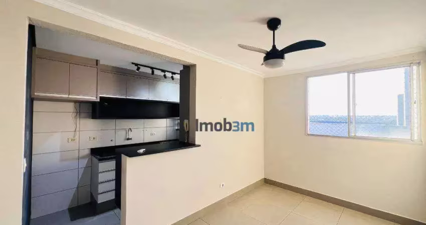 Apartamento com 2 dormitórios para alugar, 46 m² por r$ 1.800/mês - gleba palhano - londrina/pr