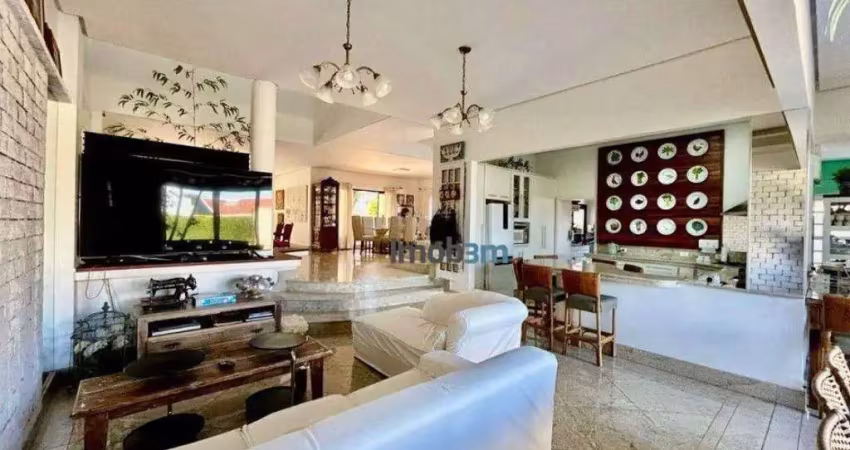 Sobrado com 3 dormitórios, 300 m² - venda por r$ 2.700.000 ou aluguel por r$ 13.500/mês - terras de santana ii - londrina/pr
