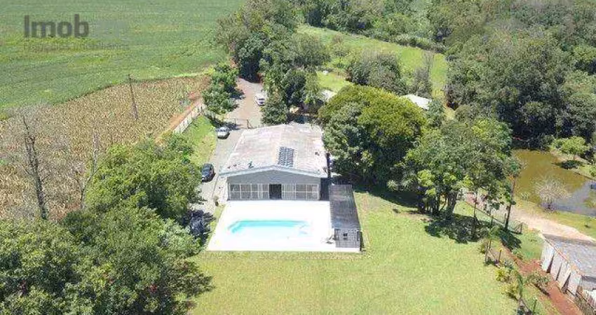 Chácara com 3 dormitórios à venda, 36000 m² por r$ 2.500.000,00 - gleba palhano - londrina/pr