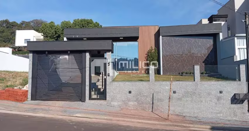 Belíssima casa no são cristóvão, loteamento sul, francisco beltrão -pr.
