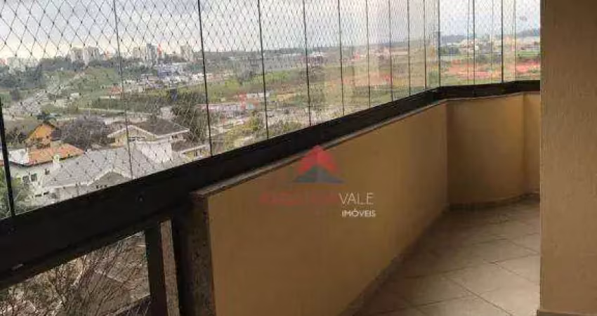 Apartamento com 4 dormitórios para alugar, 147 m² por r$ 7.550,00/mês - jardim aquarius - são josé dos campos/sp