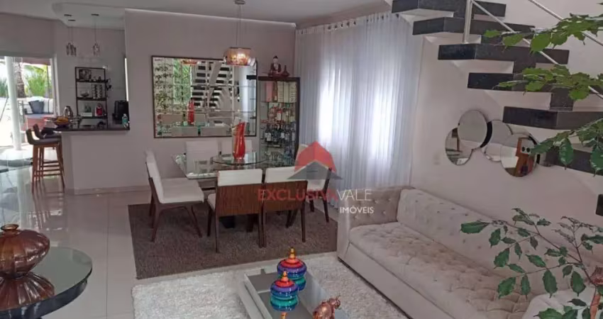 Casa com 4 dormitórios à venda, 240 m² por r$ 1.700.000,00 - villa branca - jacareí/sp