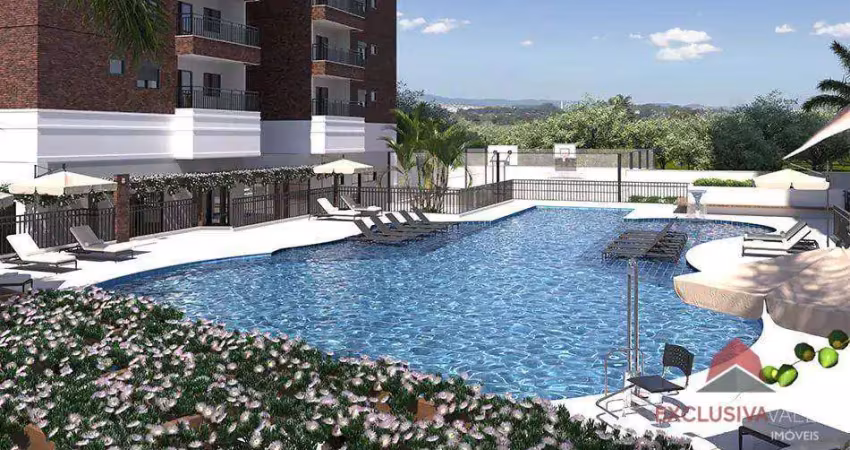 Apartamento com 2 dormitórios à venda, 64 m² por r$ 556.688,00 - parque industrial - são josé dos campos/sp