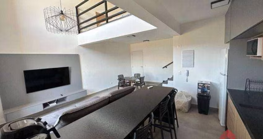 Apartamento tipo Loft Mobiliado  com 1 dormitório à venda, 78 m² por R$ 780.000 - Jardim Aquarius - São José dos Campos/SP