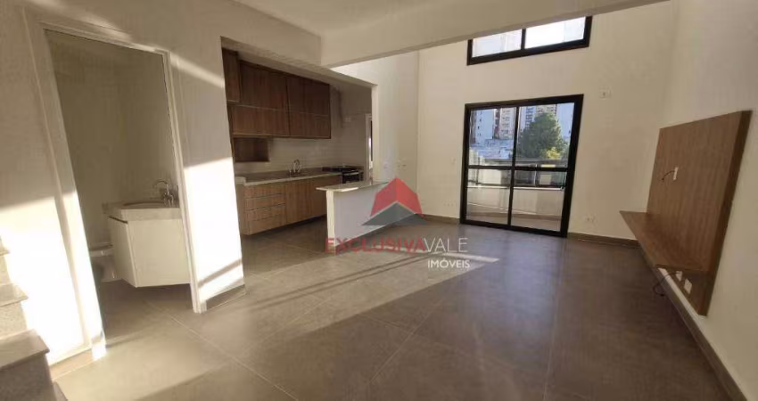 Apartamento com 1 dormitório para alugar, 78 m² por R$ 5.438,00/mês - Parque Residencial Aquarius - São José dos Campos/SP