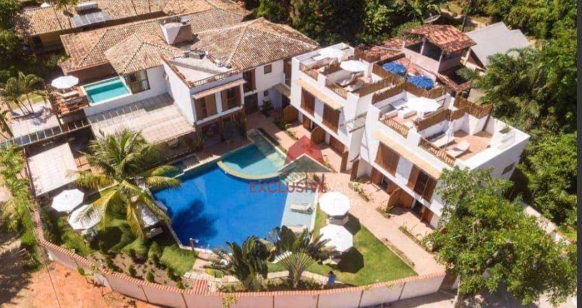 Pousada com 14 dormitórios à venda, 700 m² por R$ 6.800.000,00 - Praia da Concha - Itacaré/BA
