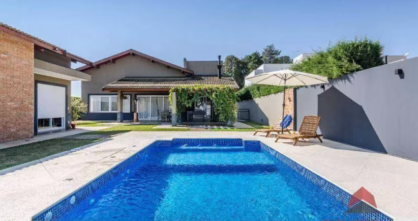 Casa com 4 dormitórios à venda, 433 m² por r$ 3.950.000,00 - chácaras cataguá - taubaté/sp