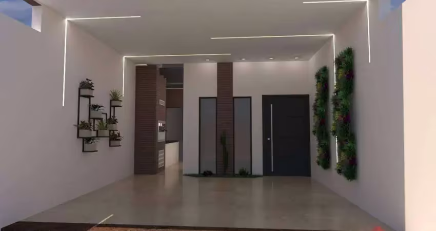 Linda Casa em Construção com 03 dormitórios (1st.) à venda, 76 m² por R$ 600.000 - Bosque dos Eucaliptos - São José dos Campos/SP