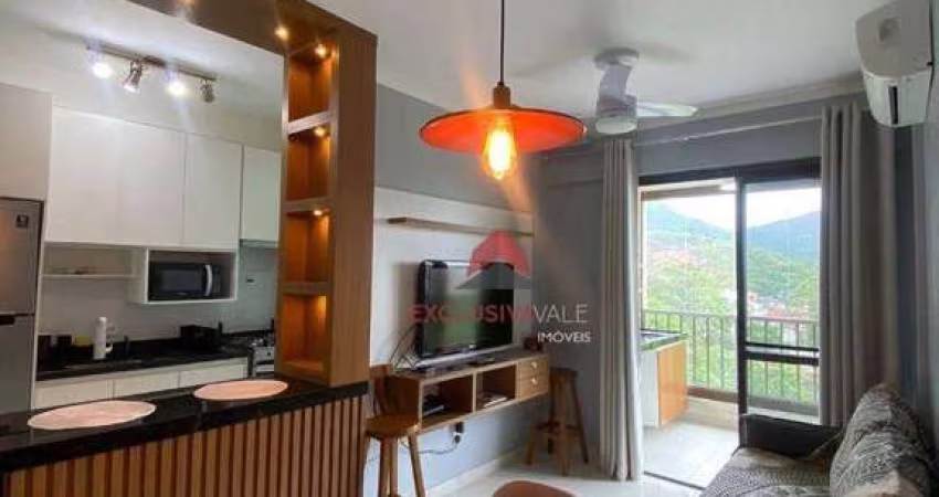 Apartamento mobiliado com 2 dormitórios, suíte, lazer completo à venda, 60 m² por R$ 565.000 - Martim de Sá - Caraguatatuba/SP