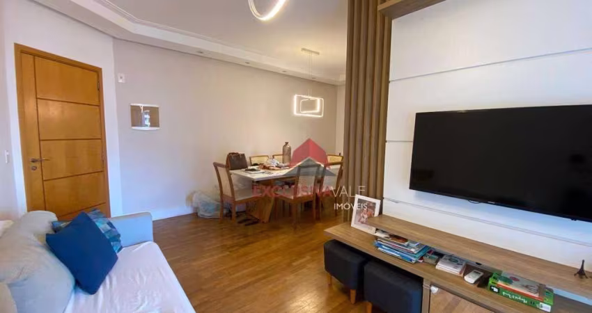 Apartamento do lado da praça do Aquarius, 2 dormitórios, varanda gourmet à venda, 84 m² por R$ 790.000 - Jardim Aquarius - São José dos Campos/SP