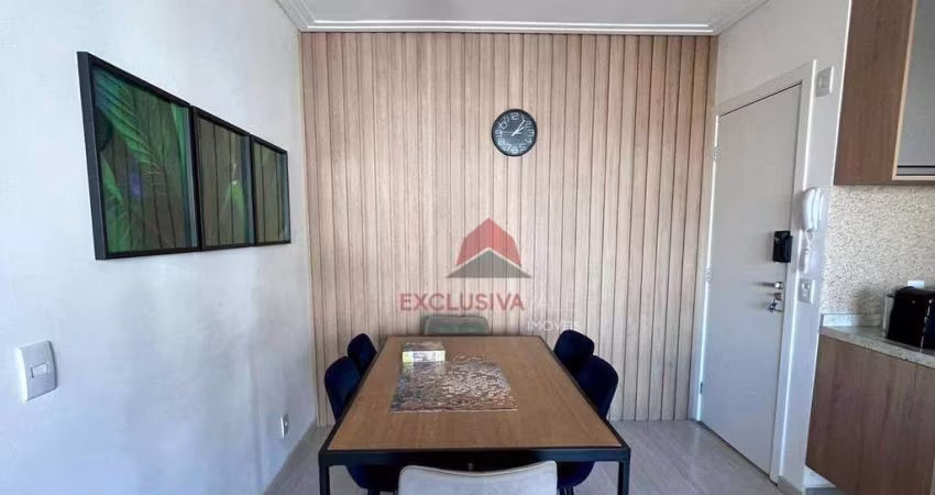 Apartamento com 2 dormitórios com sala estendida à venda, 70 m² - São José dos Campos/SP