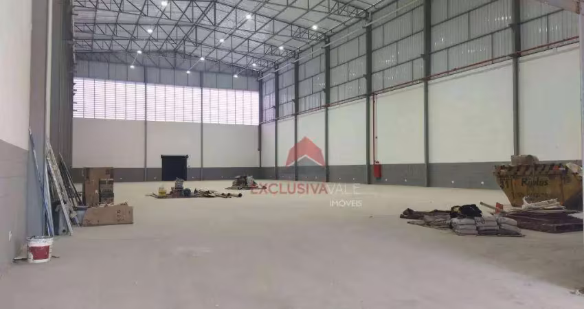 Galpão para alugar, 1300 m² por r$ 41.500,00/mês - chácaras reunidas - são josé dos campos/sp