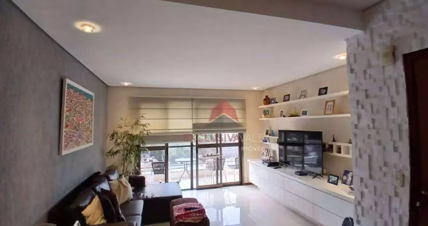 Apartamento com 4 dormitórios sendo 3 suítes  à venda, 140 m² por r$ 1.200.000 - jardim aquarius - são josé dos campos/sp