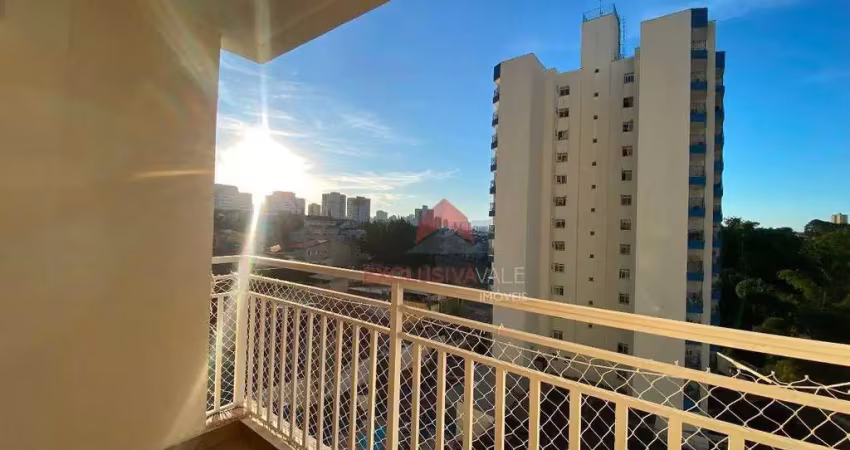 Apartamento com 2 dormitórios, suíte, varanda, 2 vagas cobertas à venda, 68 m² por r$ 455.000 - jardim américa - são josé dos campos/sp