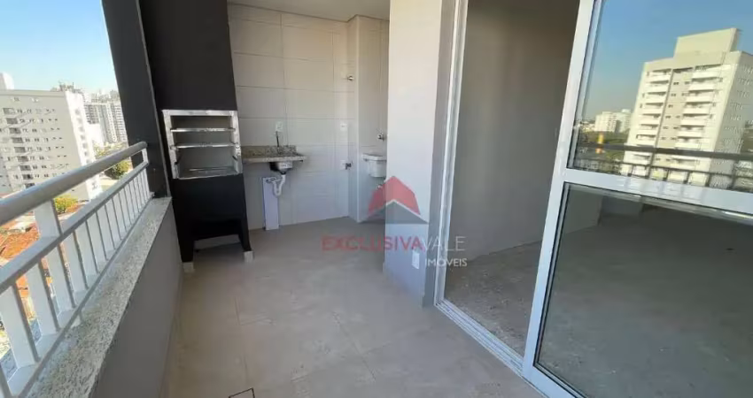 Lindo apartamento novo recém entregue com 02 dormitórios (1st.) à venda, 64 m² por r$ 530.000 - parque industrial - são josé dos campos/sp
