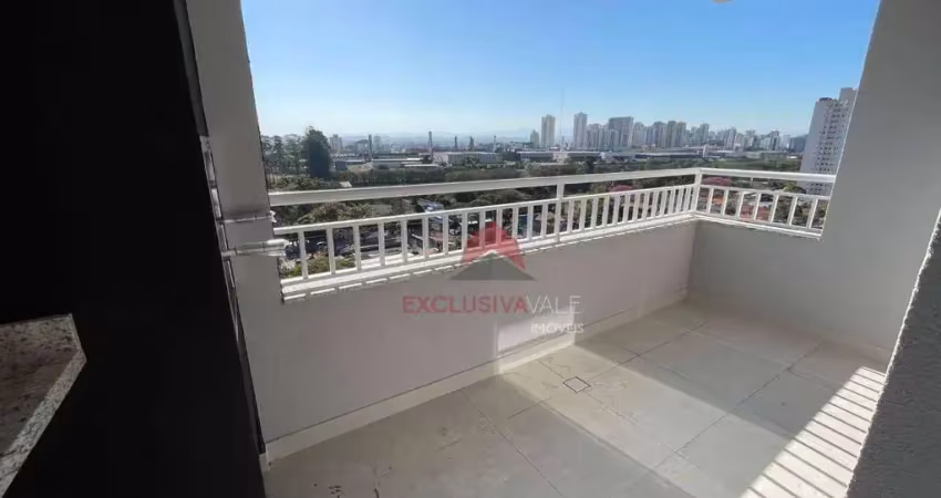 Lindo apartamento novo recém entregue com 02 dormitórios (1st.) à venda, 64 m² por r$ 525.000 - parque industrial - são josé dos campos/sp