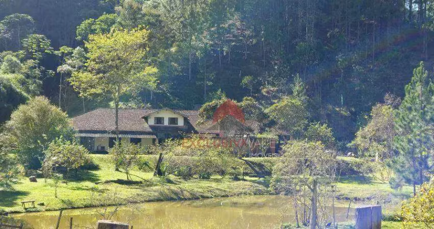 Chácara com 8 dormitórios à venda, 314600 m² por r$ 1.250.000,00 - zona rural - natividade da serra/sp