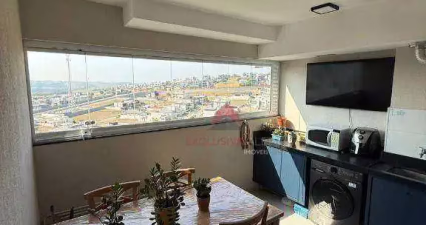 Apartamento com 3 dormitórios sendo 1 suíte  para alugar, 64 m² por r$ 4.324/mês - condomínio bosque paratehy - são josé dos campos/sp