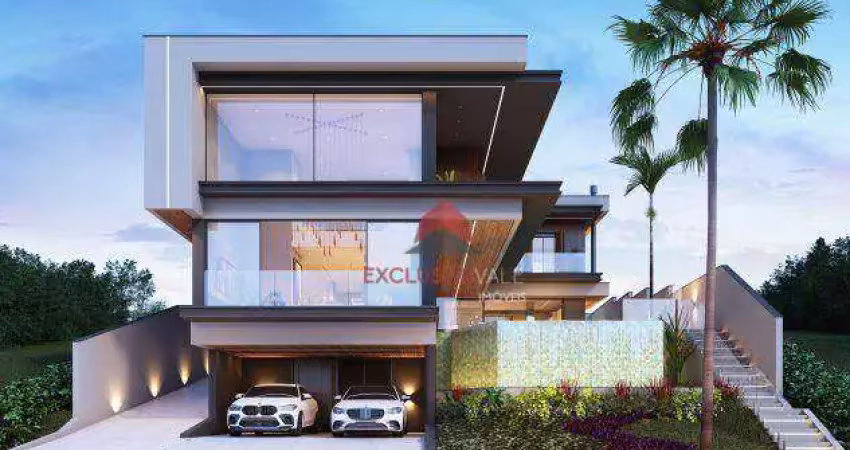 Casa com 6 dormitórios à venda, 631 m² por r$ 7.500.000,00 - urbanona - são josé dos campos/sp