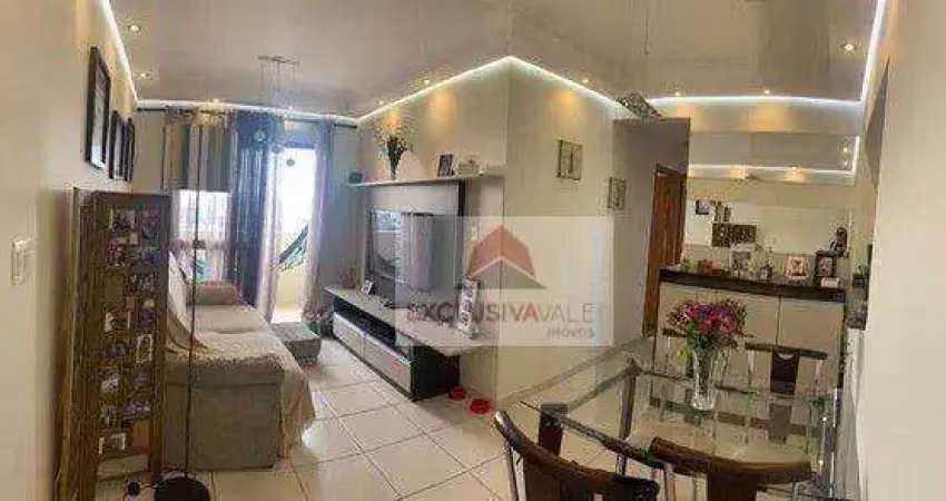 Apartamento com 2 dormitórios, 63 m² - venda por r$ 695.000,00 ou aluguel por r$ 3.661,84/mês - jardim satélite - são josé dos campos/sp