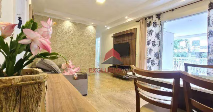 Apartamento com 2 dormitórios à venda, 90 m² por R$ 895.000,00 - Jardim Aquarius - São José dos Campos/SP
