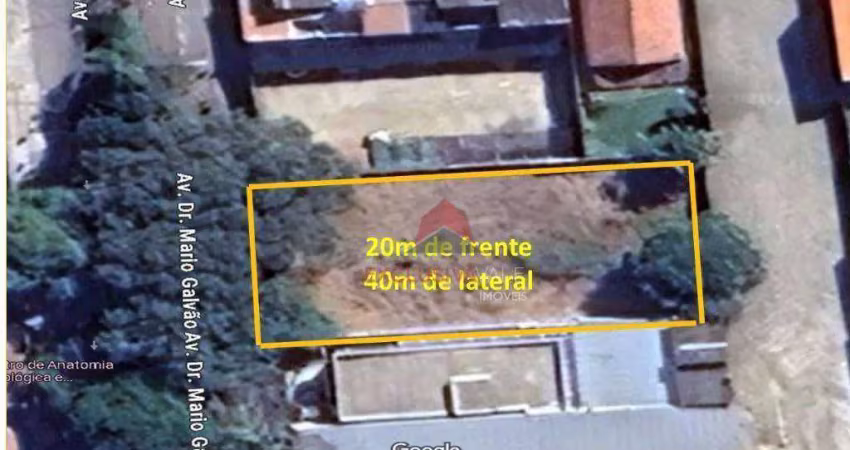 Terreno à venda, 800 m² por r$ 1.200.000,00 - jardim bela vista - são josé dos campos/sp