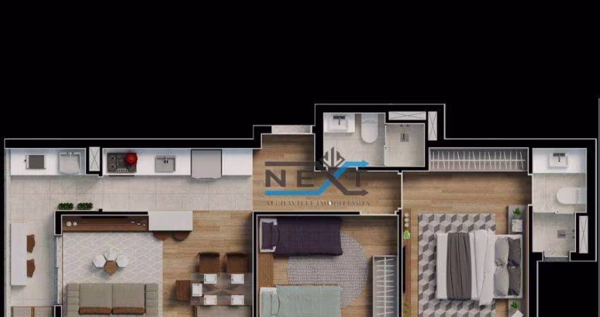 Apartamento com 2 dormitórios à venda, 56 m² por R$ 570.000,00 - Vila Nilva - Barueri/SP