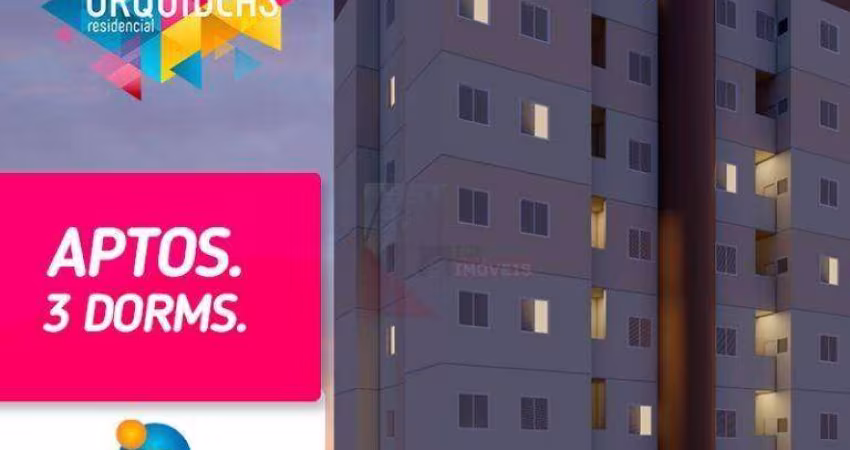 Apartamento com 3 dormitórios à venda, 64 m² por R$ 260.000,00 - Jardim Das Orquídeas - Americana/SP