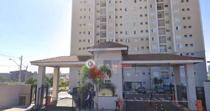 Apartamento com 2 quartos para alugar, 55 m² por r$ 2.412/mês - candido bertine - santa bárbara d'oeste/sp