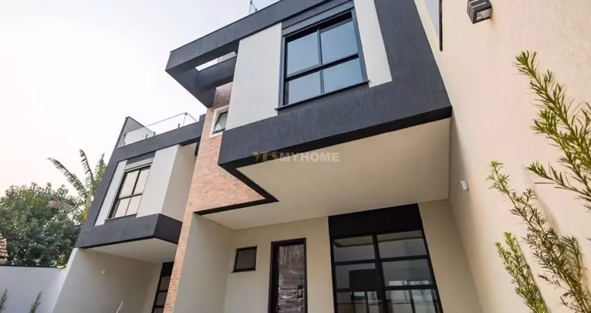 Casa com 3 quartos sendo um suíte em santa felicidade.