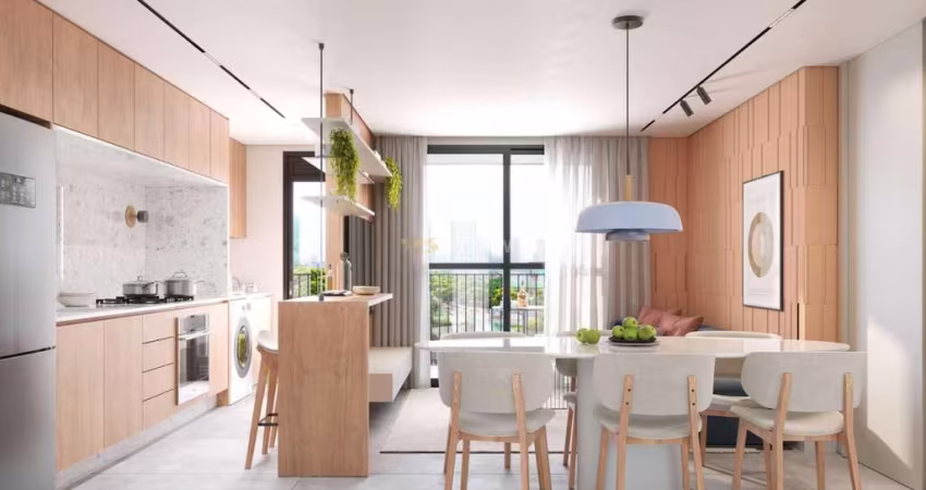 Apartamento com dois quartos,  Campina Do Siqueira, Curitiba  - 23981