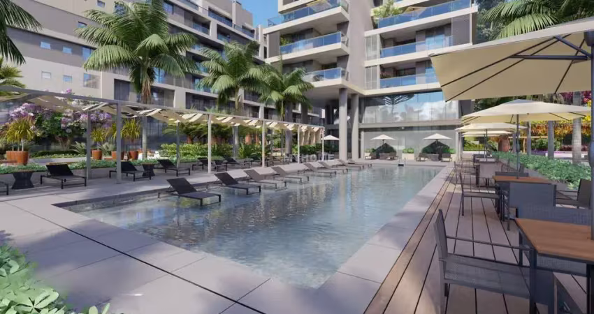 Apartamento 2 quartos 73m² com garagem em frente ao parque barigui
