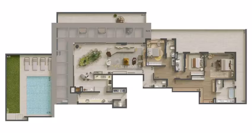 Apartamento com 3 quartos à venda na Rua Carmelo Rangel, 635, Batel, Curitiba