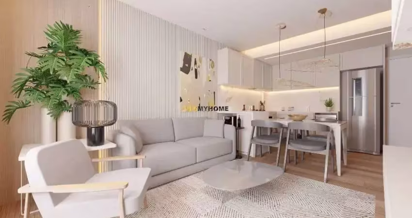 Apartamento com 2 quartos com 2 vagas de garagem frente barigui - 94030