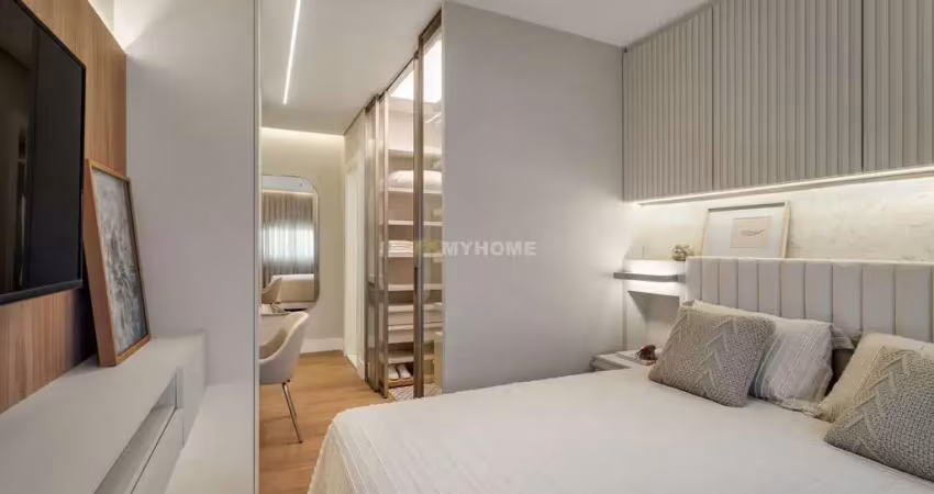 Apartamento com 2 quartos com 2 vagas de garagem frente barigui - 50402