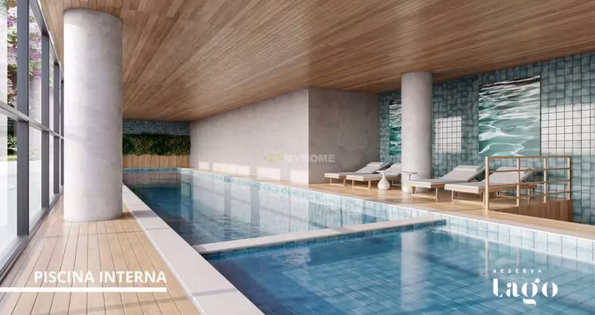 Apartamento com 2 quartos com 2 vagas de garagem frente parque barigui - 63308