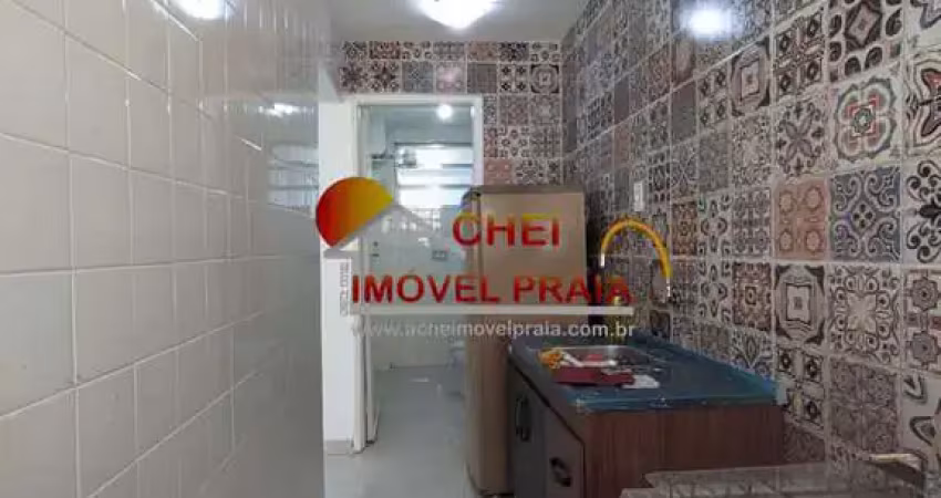 Apartamento frente mar na guilhermina, praia grande/sp