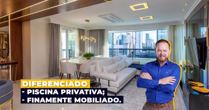 Apartamento diferenciado na quadra do mar à venda em Balneário Camboriú - Dalcelis