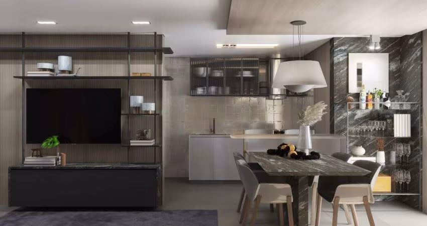 Apartamento com 2 dormitórios no Condomínio Essência Residence no bairro Fazenda em Itajaí - SC