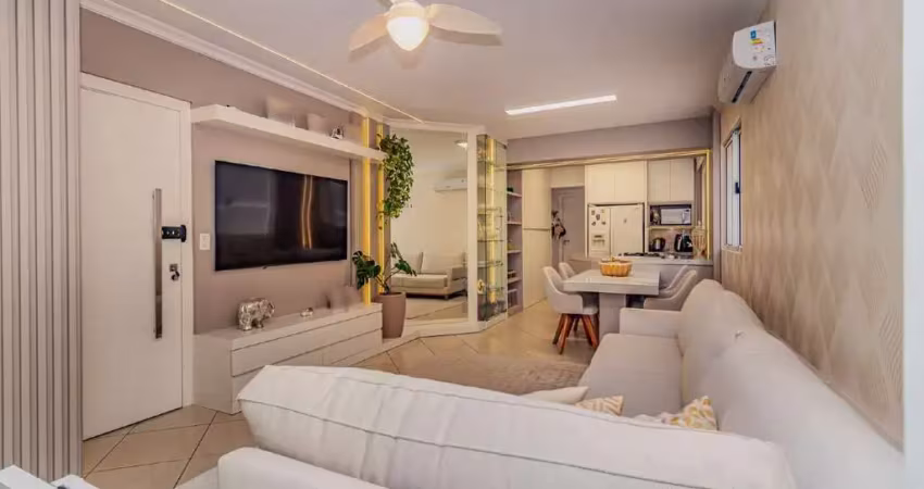 Apartamento diferenciado na quadra do mar á venda no ed. mirante das ondas