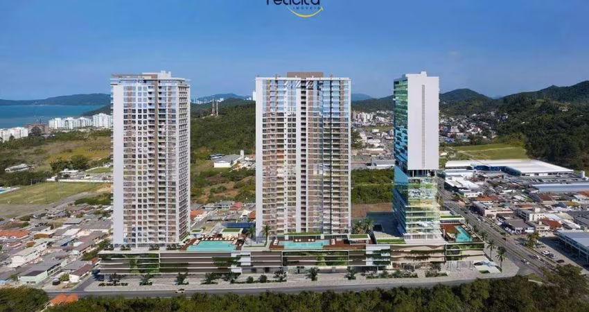 Apartamento diferenciado no Ed. Torres da Brava - Sirena na Praia Brava