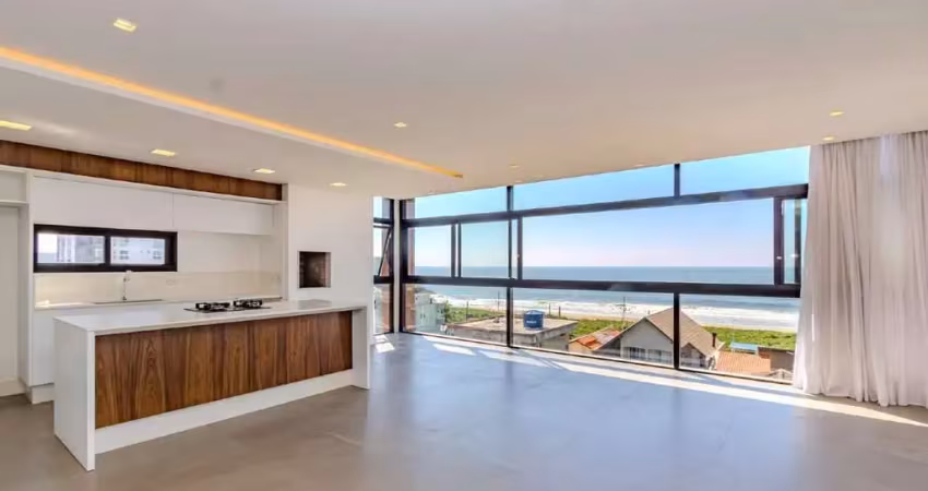 Apartamento vista mar à venda no ed. belize na praia brava