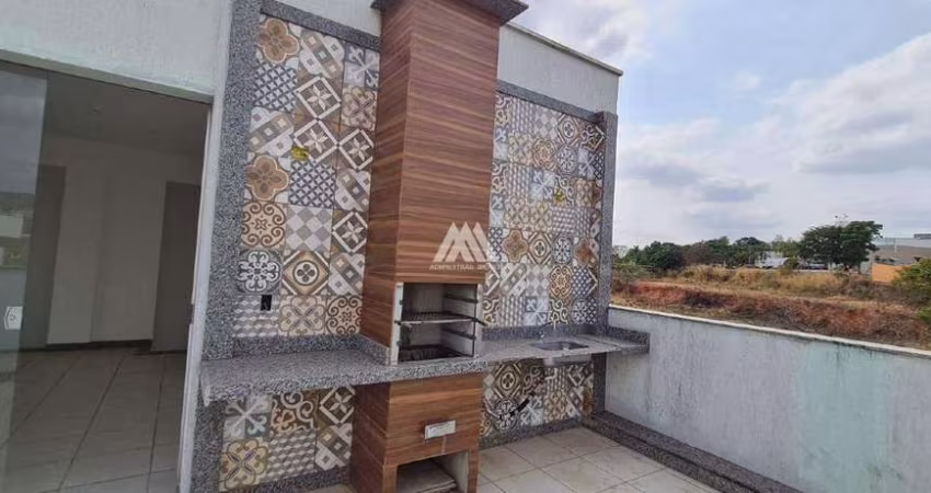 Vendo cobertura em Itaúna com 03 quartos, área de churrasco e com garagem em ótima localização