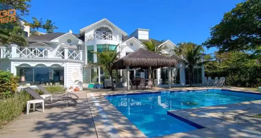Casa à venda com 5 suítes em jurerê, florianópolis – código 3147   mansão pé na areia em estilo new england