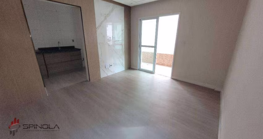 Apartamento com 2 dormitórios à venda, 61 m² por R$ 450.000,00 - Vila Guilhermina - Praia Grande/SP