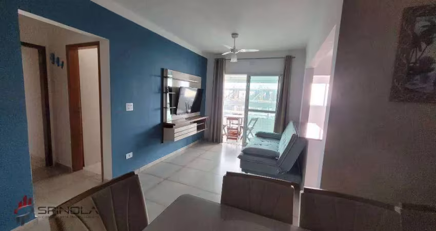 Apartamento com 2 dormitórios à venda, 76 m² por r$ 485.000,00 - real - praia grande/sp